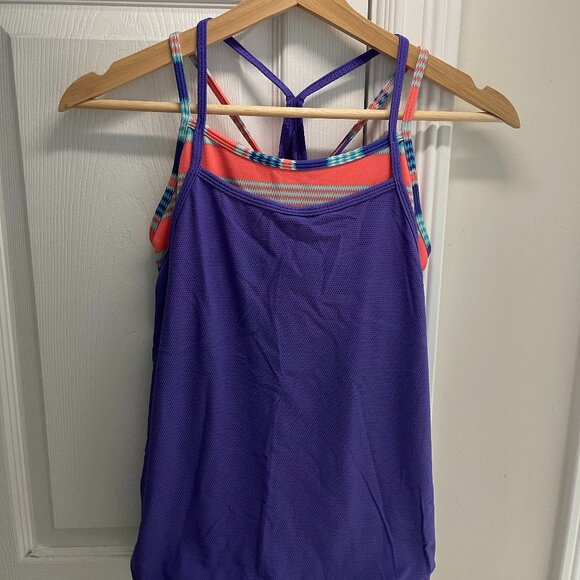 Ivivva Girls Spaghetti Strap Tank Top - Purple - Picture 1 of 2